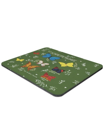 Mr. & Mrs. Panda computer mousepad Schmetterlinge mit Spruch in Bunt