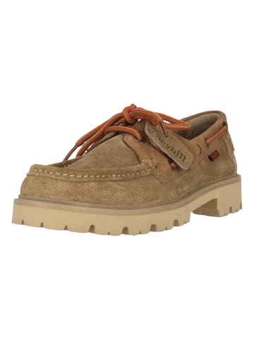 Clarks Schnürschuhe Cleyhill Boat in 5232A Dark Sand Combi