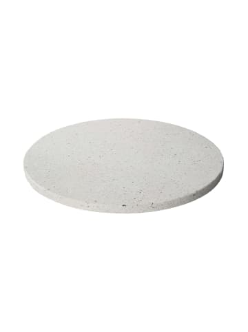 Butlers Platzteller Ø30cm TERRAZZO in Weiß-Hellgrau