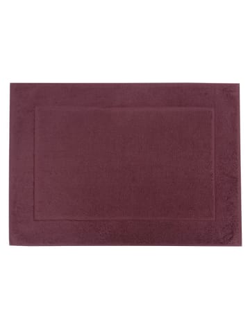 Framsohn 2er Set: Zwirnfrottier Badematte "Easy" in Marsala (L) 70 x (B) 50 cm