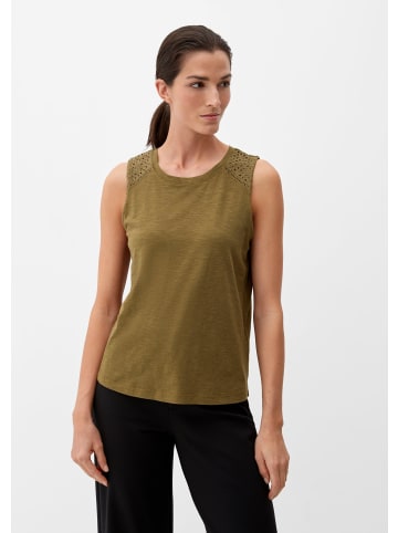 s.Oliver T-Shirt keine Ärmellänge in Olive