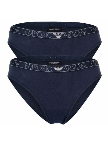 Emporio Armani Slip 2er Pack in Blau