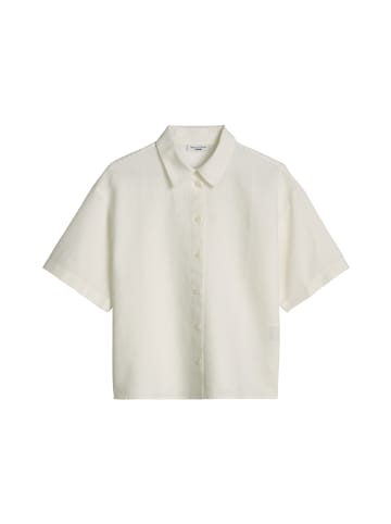 Marc O'Polo DENIM Kurzarm-Bluse relaxed in Silky White