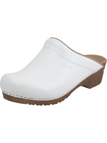 Sanita Comfortwear Clog "Original-Sandra Open" in Weiß