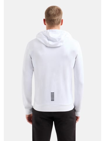 EA7 Sweatjacke in weiss