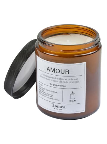 Homea Duftkerze in braun