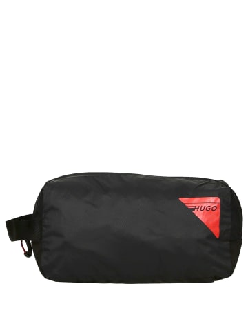 HUGO Tronic M Washbag - Kulturbeutel 22 cm in schwarz