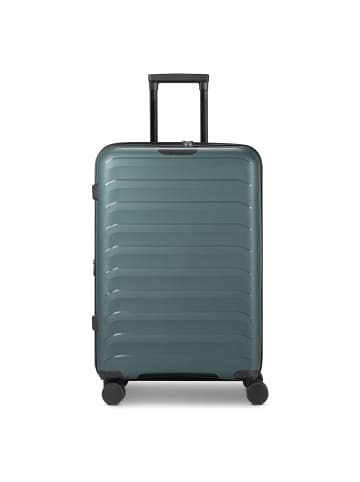 D&N Toronto 4 Rollen Trolley M 65 cm mit Dehnfalte teal blue