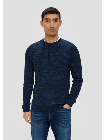 s.Oliver Strickpullover langarm in Blau