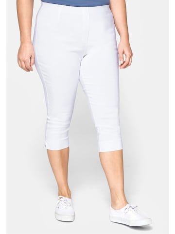 sheego Caprihose in weiß
