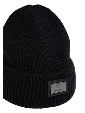 Carlo Colucci Beanie Erri in Schwarz