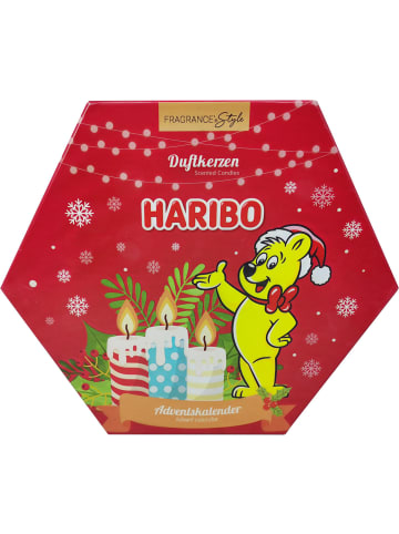 Haribo Haribo™ 24tlg. Adventskalender Duftkerzen in Bunt