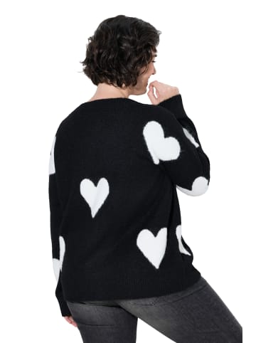 Ulla Popken Strickjacke in schwarz