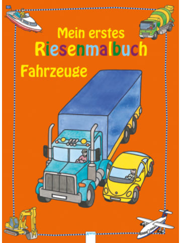 Arena Papeterie/PBS - Mein erstes Riesenmalbuch, Fahrzeuge