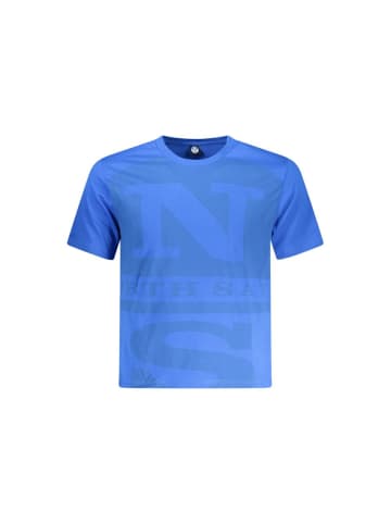 North Sails Blaues Baumwoll-T-Shirt