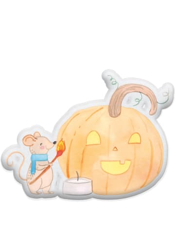 Mr. & Mrs. Panda Kissen Kürbis Maus ohne Spruch in Weiß