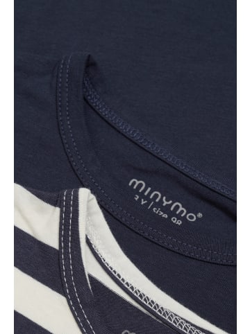 Minymo Langarmshirt MIBasic in Weiß