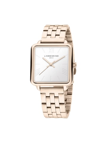 LIEBESKIND BERLIN Armbanduhr The Classic Square in frozen rosé