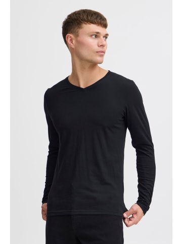 !SOLID V-Shirt SDBasil 21103003ME Langarmshirts im 2er-Pack in Schwarz