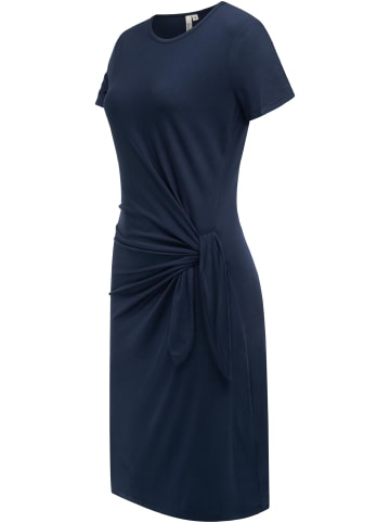 ragwear Shirtkleid Knotta in Navy