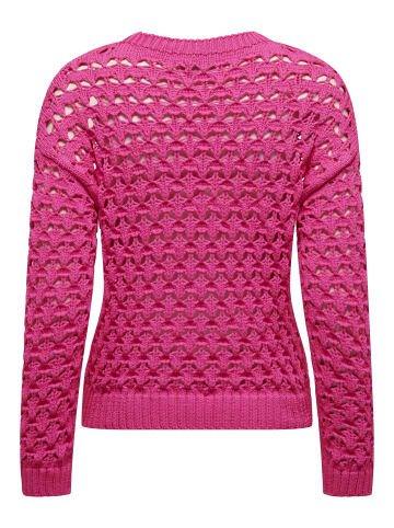 ONLY Strickpullover in Raspberry Rose