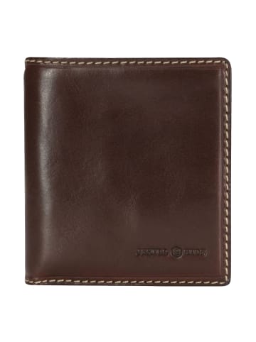 Jekyll & Hide Norwegian Geldbörse RFID Schutz Leder 9 cm in mocha