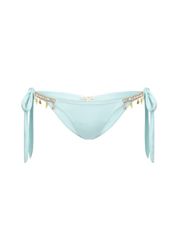 Moda Minx Bikinihose Seychelles Tie Side Brazilian Bikini Bottom in Blue