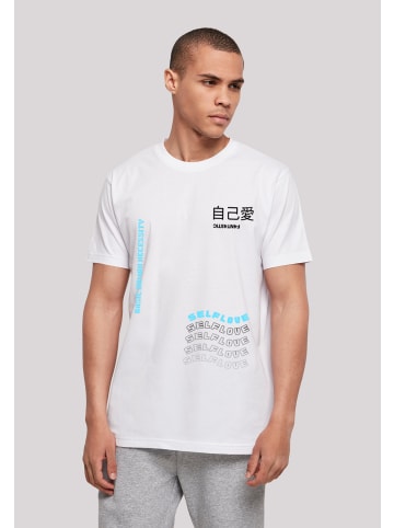 F4NT4STIC T-Shirt Self Love TEE UNISEX in weiß