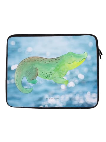 Mr. & Mrs. Panda Laptop Tasche Krokodil ohne Spruch in OZeichenanblue