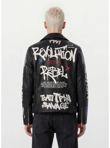 trueprodigy Bikerjacke Danis in Schwarz