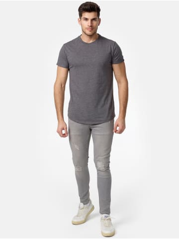 Tazzio T-Shirt Rundhals "E105" - Regular Fit- in Anthrazit