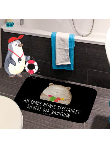 Mr. & Mrs. Panda Badteppich Bär Gefühl mit Spruch in Schwarz