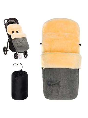 Zamboo Universal Lammfell-Fußsack in gray