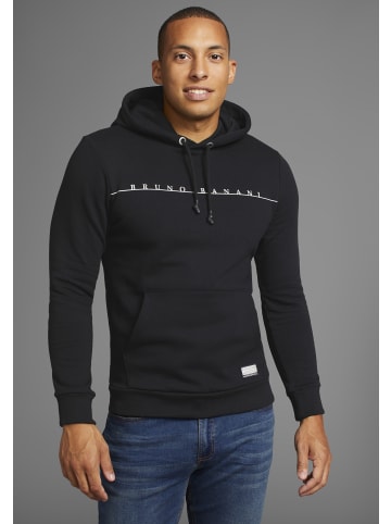 Bruno Banani Kapuzensweatshirt in schwarz