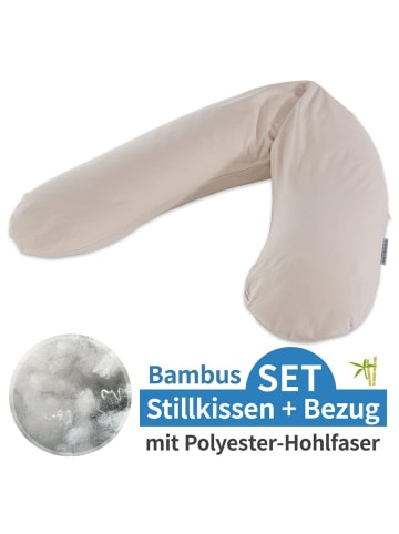 Theraline Stillkissen Das Original mit Polyesterhohlfaser-Füllung in grau,beige