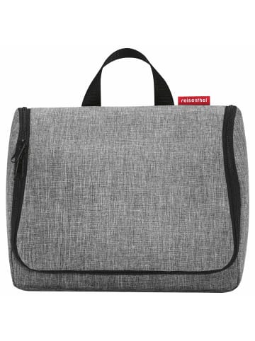 Reisenthel cosmetics toiletbag XL - Kulturbeutel 28 cm (smiley grey) in twist silver