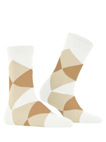 Burlington Socken 1er Pack in Weiß/Sand