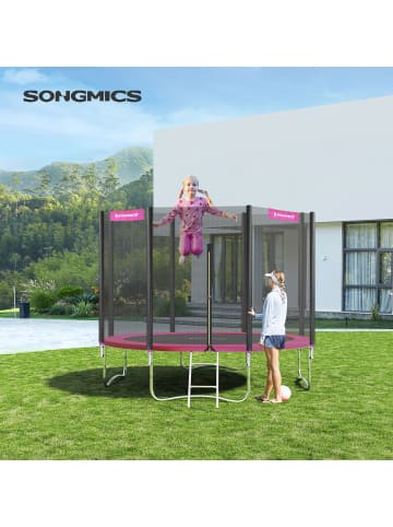 SONGMICS Trampolin Randabdeckung Saul in Rosa - Ø305 cm