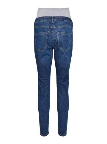 Vero Moda Umstandsjeans mit Skinny Fit in Medium Blue Denim 1