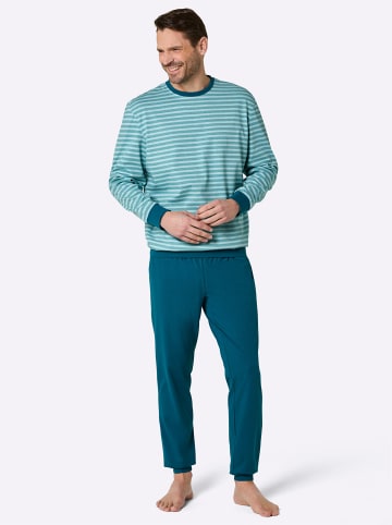 WITT WEIDEN Schlafanzüge in aquapetrol + anthrazit