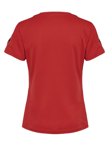 Hummel Hummel T-Shirt Hmlauthentic Multisport Damen Atmungsaktiv Feuchtigkeitsabsorbierenden in TRUE RED