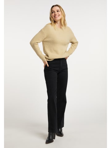 usha FESTIVAL Damen Rundhalspullover in Beige