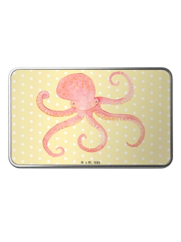 Mr. & Mrs. Panda Metallbox Tintenfisch ohne Spruch in Gelb Pastell