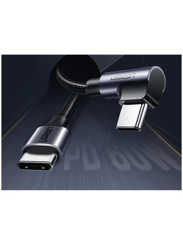 Ugreen Ugreen US255 50125 USB-C gerade USB-C gewinkelt PD QC Kabel
