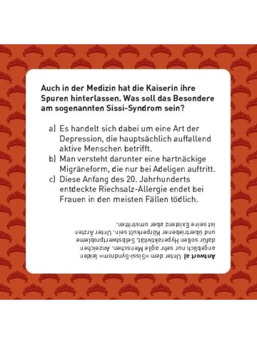 ars vivendi Sisi-Quiz (Spiel) | 66 Fragen für Fans der Kaiserin / 66 Questions about the...