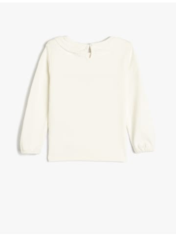 KOTON T-shirt in Ekru