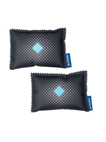 Wenko Auto-Entfeuchter, 2 x 120 g in Schwarz, (B) 9 x (H) 2 x (L) 12,5 cm