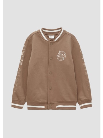 s.Oliver Sweatshirt Jacke in 8612_cognac