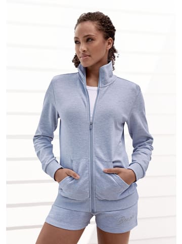 Bench Sweatjacke in hellblau meliert