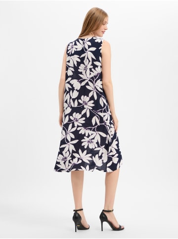 Olsen Kleid in marine weiß - 0001